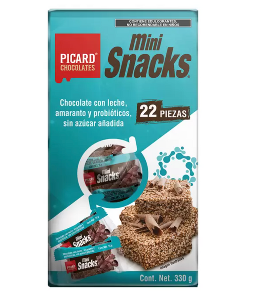 Picard Mini Snacks de Amaranto con Chocolate sin Azúcar 330 g