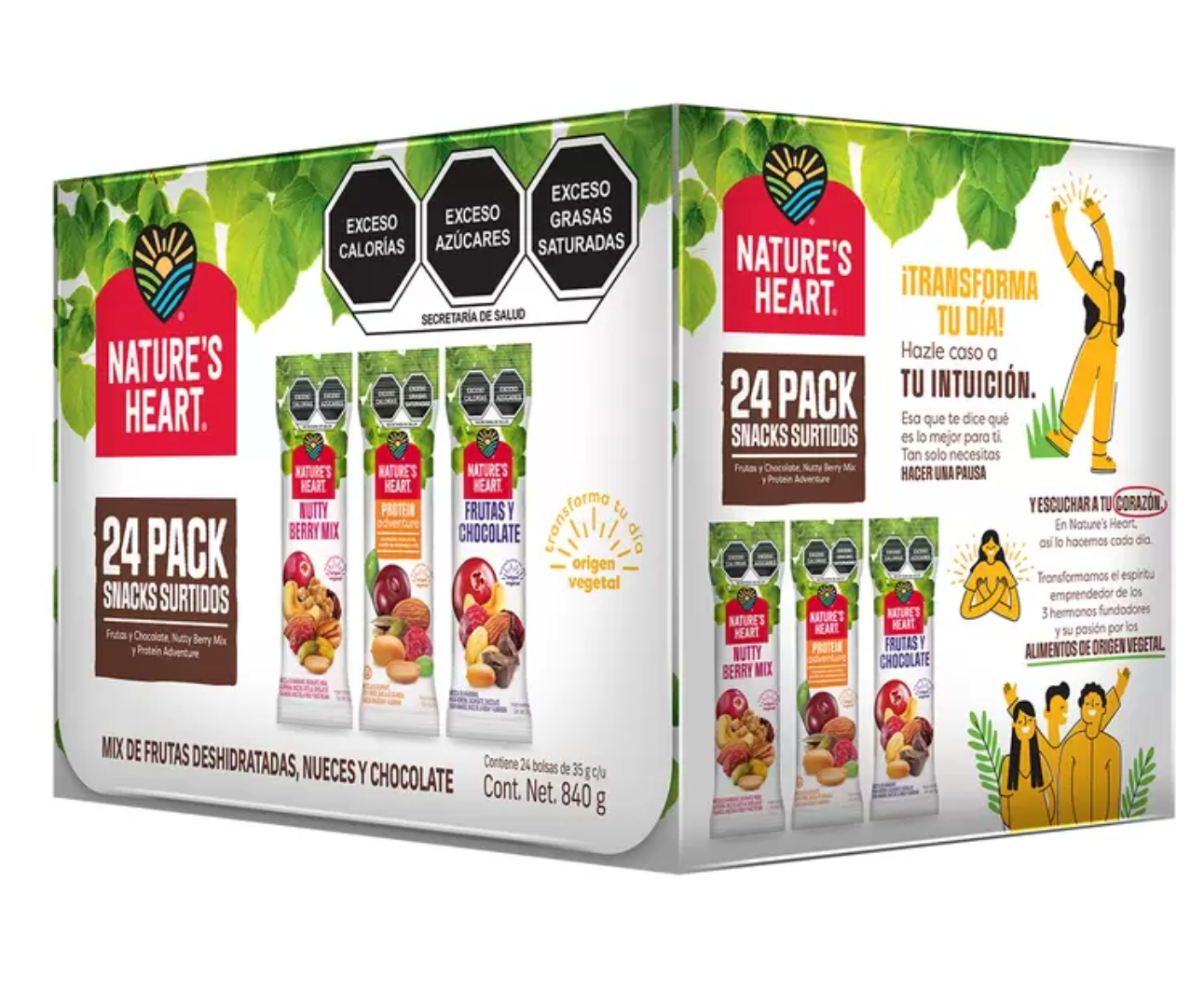NATURES HEART BOTANA SURTIDA 24/35G.