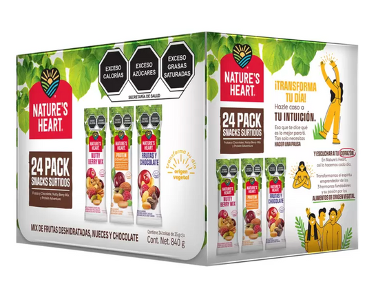 NATURES HEART BOTANA SURTIDA 24/35G.